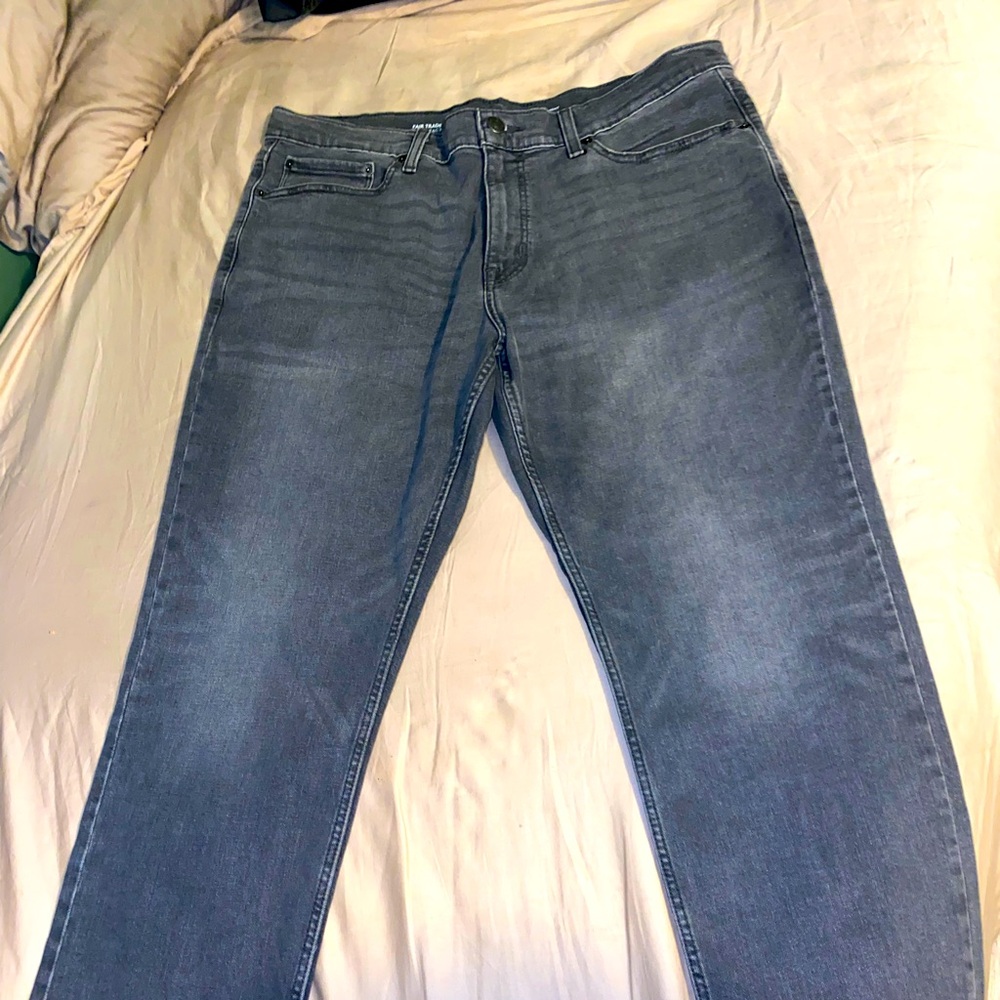 Goodfellow & Co light black straight jeans. Size 38x30